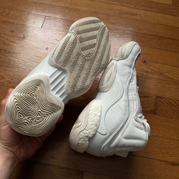 Adidas Originals 98 x Crazy BYW Cloud White Shoes - Picture 9 of 11